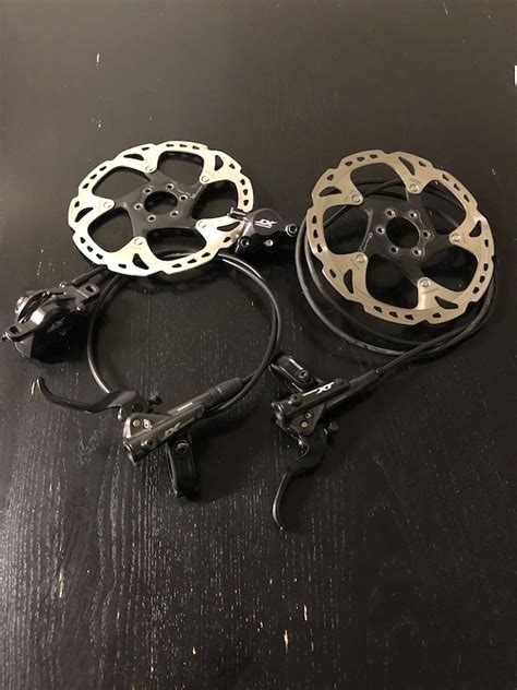 2021 Shimano XT M8100 Brake Set With 180mm Rotors For Sale