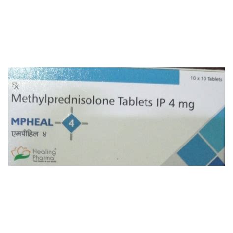 Mpheal 4mg Methylprednisolone Tablets Ip At Rs 95box In Nagpur Id