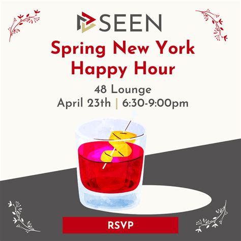 Spring New York Happy Hour Seen