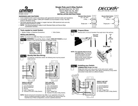 leviton 3 way switch wire diagram - Wiring Diagram and Schematics