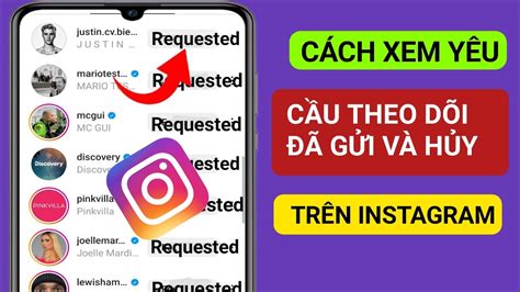 Cách Xem Yêu Cầu Theo Dõi đã Gửi Trên Instagram Cập Nhật 2023 Xóa Yêu Cầu đã Gửi Trên