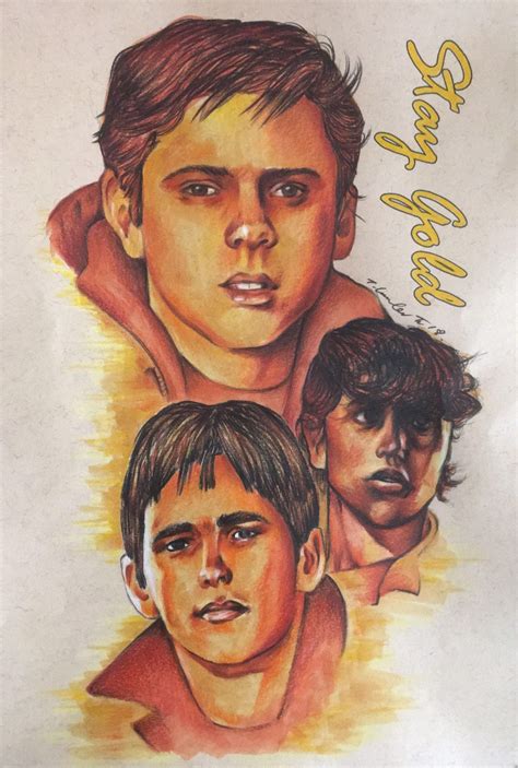 Ponyboy Curtis The Outsiders Drawing