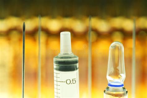 Needle Tip, Syringe and Ampule Stock Photo - Image of syringe, abstract ...