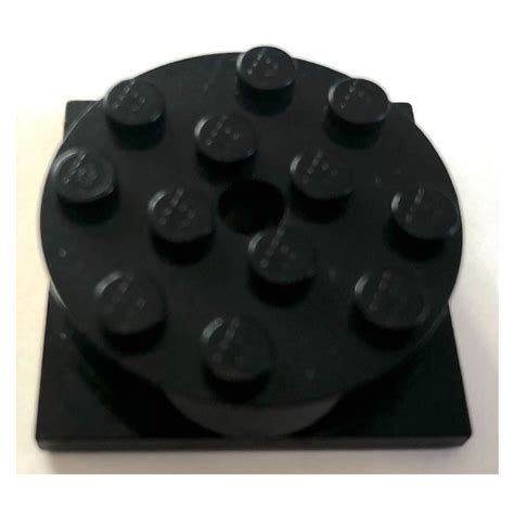 LEGO Black Turntable with Black Flat Base | Brick Owl - LEGO Marketplace