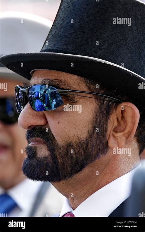 Royal Ascot Portrait De Cheikh Mohammed Bin Rashid Al Maktoum Photo