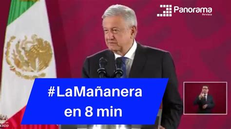 La Mañanera De Amlo En 8 Min Viernes 1 Noviembre Youtube