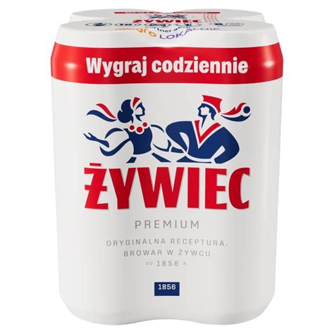 Żywiec Piwo jasne 4 x 500 ml E Leclerc