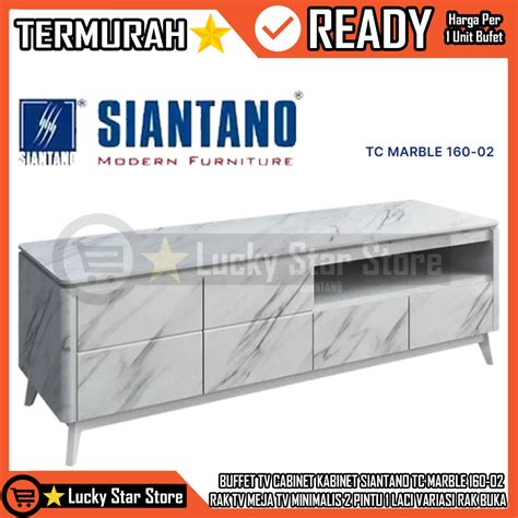 Jual Kargo Credenza Buffet Tv Cabinet Kabinet Siantano Tc Marble