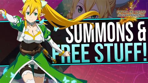 SAO Alicization Rising Steel Summons Awesome Events YouTube