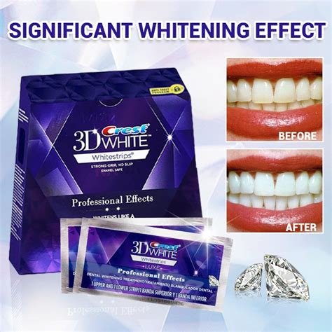 CREST 3D White Teeth Whitening Strips / Whitestrips White Strips (20 ...