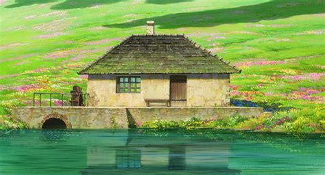 Howl's Moving Castle | Studio Ghibli | Ilustración de paisaje, Paisaje ...