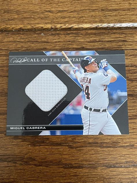 2022 Topps Derek Jeter Call Of The Captain MIGUEL CABRERA Grey