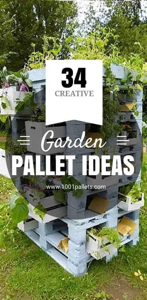 Top 34 Creative Pallet Garden Ideas For Springtime! • 1001 Pallets