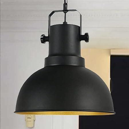 Forcoso Pendelleuchte Schwarz Gold Modern Industrial H Ngelampe