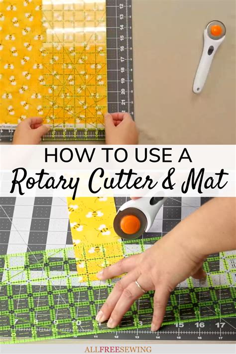 How to Use a Rotary Cutter and Mat | AllFreeSewing.com