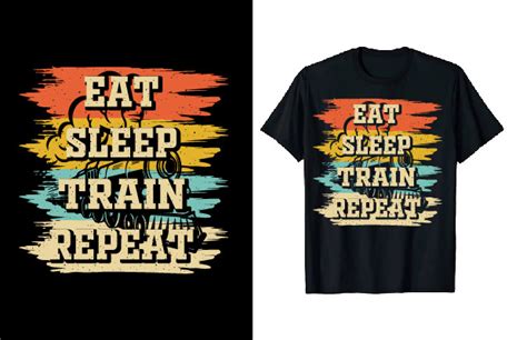 Railroad Vintage Train T Shirt Design Graphic By Tee Expert Creative