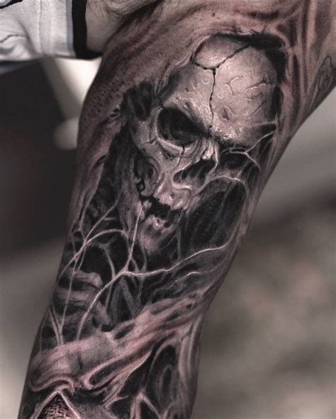 Skulls Tattoo Sleeve