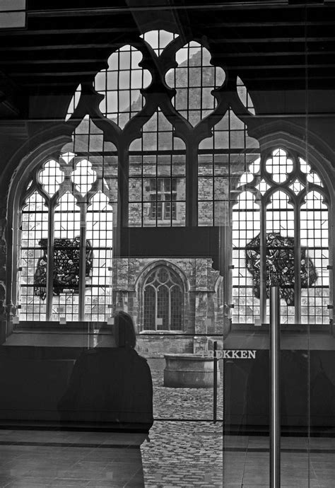 2014 08 Ghent 3 Reflections In An Abbey In Ghent Belgium Outi