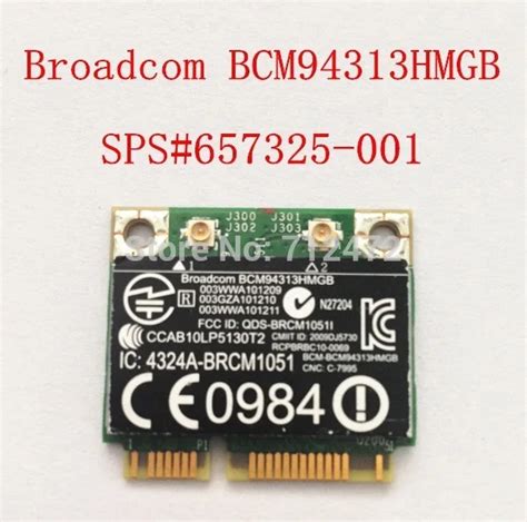 Bn Hmw Pci E Wlan Bgn For Hp