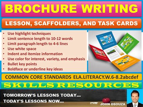 Brochure Making Lesson And Resources Teaching Resources