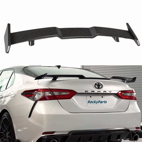 For 2018 2023 Toyota Camry Gloss Black Jdm Trd Style Highkick Trunk