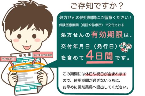 処方箋の期限に関する掲示物 A4サイズ｜まぴろぐ