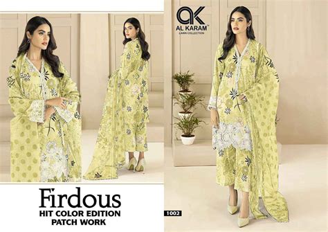 al karam firdous hit color edition suits wholesale factory