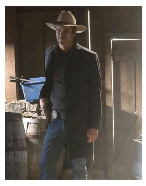 Timothy Olyphant Justified TV Series Raylan Givens Coat - UJackets