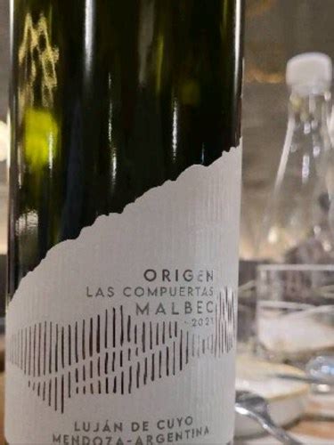 2021 Terrazas De Los Andes Origen Las Compuertas Malbec Vivino US