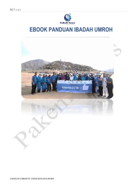 PDF EBOOK PANDUAN IBADAH UMROH Pakemtours Co Id FilePANDUAN