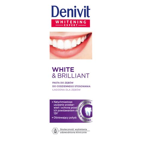 Denivit White Brilliant Professional Whitening Toothpaste 50ml