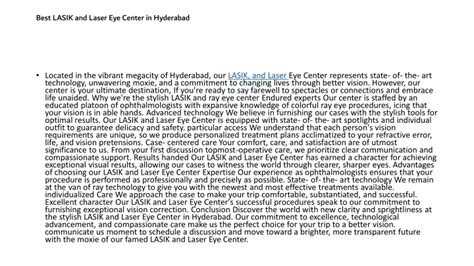 lasik  laser eye center  hyderabad powerpoint