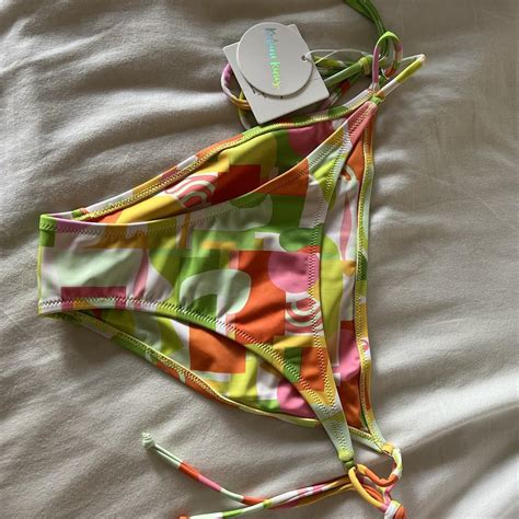 Kulani Kinis Women S Yellow And Pink Bikini And Tankini Bottoms Depop