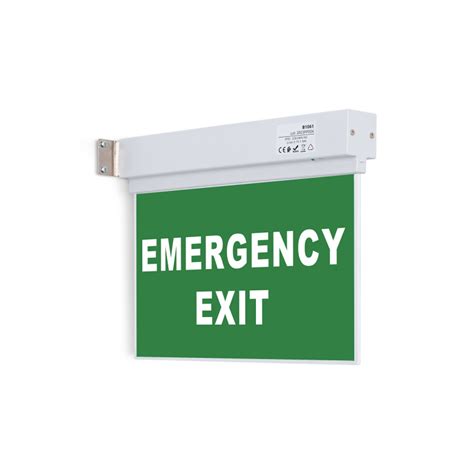 Ceiling Mounted Emergency Exit Sign Shelly Lighting