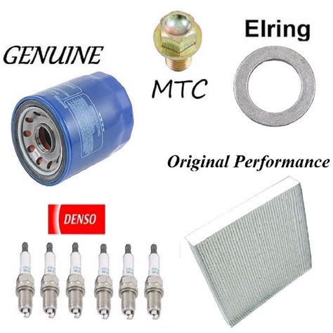 Tune Up Kit Cabin Air Oil Filters Spark Plugs For Acura Tl Ebay