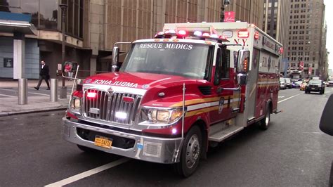 FDNY Rescue Medics Ambulance Responding YouTube