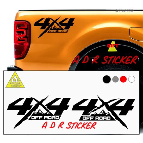 Jual STRIPING STICKER STIKER 4X4 STICKER LIST BAK SAMPING MOBIL TRITON