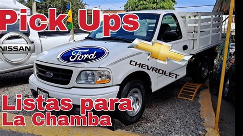 Pick Ups Marcas Buenas Listas Para La Chamba Nissan Ford Chevrolet