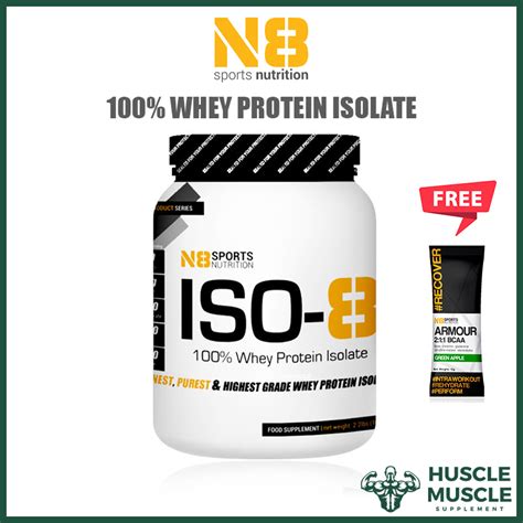 N8 ISO 8 100 Whey Protein Isolate Fast Muscle Recovery Build Lean