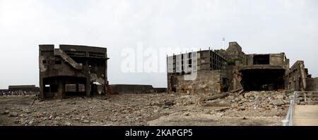 Vista Panoramica All Interno Dell Isola Di Hashima Comunemente