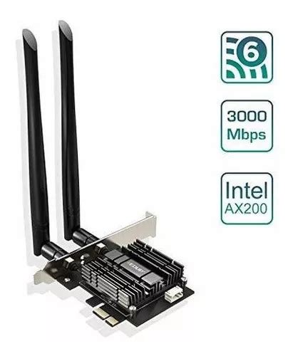 Edup Wifi 6 Tarjeta Ax 3000mbps Pcie Tarjeta De Red Ax200 80 Envío gratis