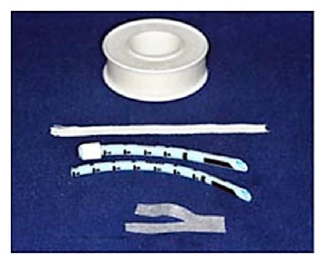 Nasopharyngeal Intubation A The Portex Silicone Tube And Tape For