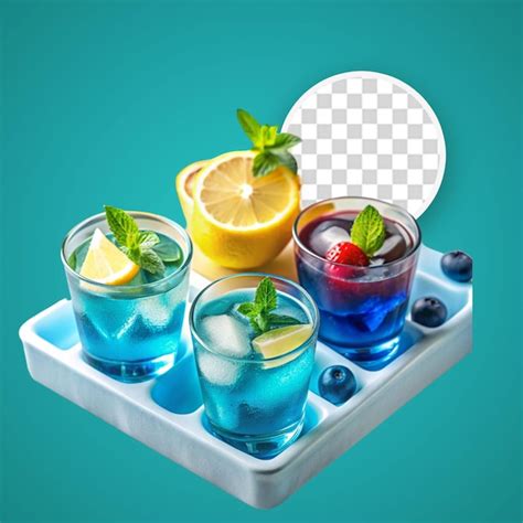 Premium PSD Refreshing Drink On Table Cloth