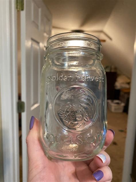 Vintage Golden Harvest Mason Jar Vintage Mason Jar Vintage Etsy