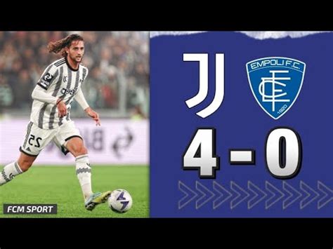 Juventus Empoli 4 0 Rabiot Va In Cielo E Segna Una Doppietta Serie