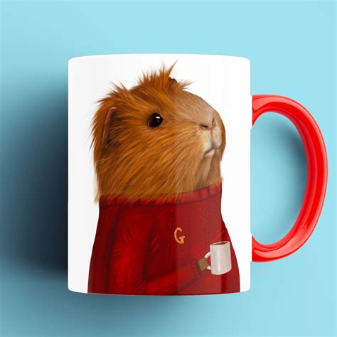 Gary The Guinea Pig Mug Kittys Art By Catherine