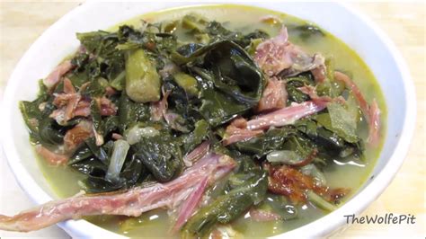 Lip Smackin Southern Collard Greens With Smoked Turkey Necks YouTube