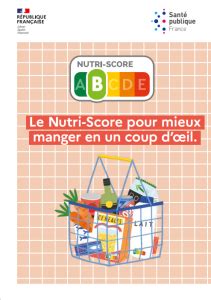 Les outils du Réseaux d Acteurs PNNS le logo Nutri Score