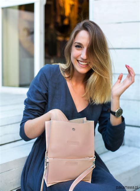 Boxy Bag S Nude dwuczęściowa torebka Pakamera pl