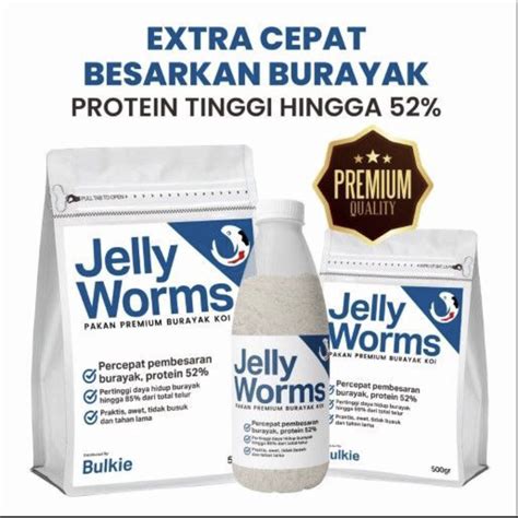 Jual Pelet Burayak PREMIUM Larva Nener 500gr Pengganti Cacing Sutra